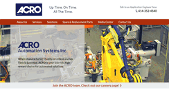 Desktop Screenshot of acro.com