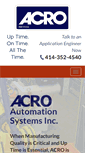Mobile Screenshot of acro.com