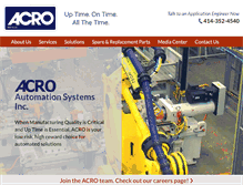 Tablet Screenshot of acro.com